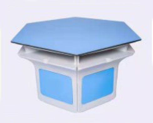 YL-0801-六邊(biān)形實驗(yan)桌-實驗(yàn)室配件(jian)